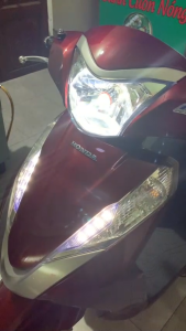 Bóng đèn led xe máy siêu sáng tản nhiệt sứ 3 chân thông dụng cho các loại xe máy