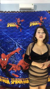 Bộ Chăn Ga Vỏ Gối Siêu Nhân Nhện Chất Liệu Cotton Poly