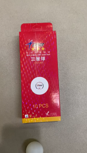 Bola Pingpong Uniker 3 Stars Isi 10 Kotak Merah