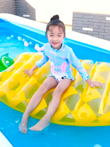 TopStyle Kolam Renang Anak Besar Murah Jumbo 3 Rings Kolam Renang Anak Petak Karet Dasar Gelembung Bahan Tebal