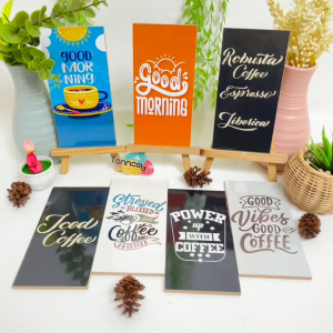 TENNESY HIASAN DINDING COFFEE QUOTE KOPI 10x20CM WALL DECOR PAJANGAN KAYU POSTER DINDING CAFE RUMAH