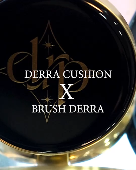 [ของแท้+ส่งฟรี] DERRA CUSHION  แบบซอง เดอร์ร่าคุชชั่น เนื้อบางเบา ปกปิดดี คุมมัน กันน้ำ กันเหงื่อ
