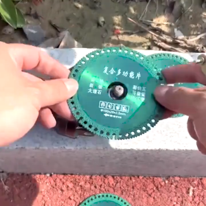 【Spot+24hour get】6 in 1 Diamond Cutting Disc Multi-function Tile Rock Slab Marble Color Steel Tile Iron Metal Angle Grinder Dry Saw Blade