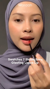 Wardah Glasting Liquid Lip Tahan Lama Ringan Lipstik Wardah Glasting Waterprooft