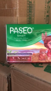 Tissue tisu paseo travel smart / see u travelpack 50 sheet Lynn Design