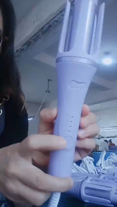 Luccicaลอนเกาหลีเกาใจ เครื่องม้วนผม  ม้วนลอน32 มม มีมาตรฐานมอก เครื่องม้วนผมอัตโนมัติ ใช้ได้ทั้งม้วนผม ยืดผมตรง