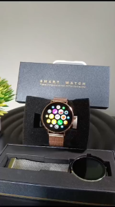 Cavao T8 Mini Metal Strap Stainless Steel Smartwatch Multifunctional Bluetooth Call SmartWatch Women Gift
