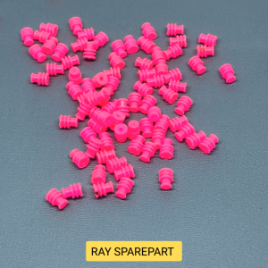 SEAL RUBBER CONNECTOR WATERPROOF KARET KONEKTOR KABEL TERMINAL SKUN ANTI AIR PINK