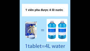 1 gói pha nước rửa kính siêu đậm đặc xe hơi ô tô cao cấp MY-02 - 1 viên pha 4 lít nước