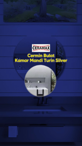 Ceramax Cermin Bulat Kamar Mandi Turin 60 Cm