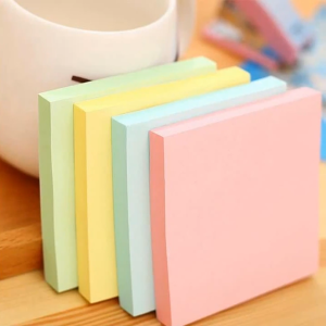 Set 100 tờ giấy ghi chú giấy note nhiều màu sắc có keo dán phụ kiện văn phòng phẩm tiện lợi -NIEVE