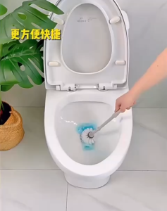 Disposable Toilet Brush Without Dead Angle Cleaning Tools Household Long Handle Cleaner Brush Bathroom Accessories