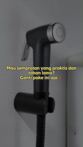 Tidy Jet Shower Kloset PC493 Hitam 1.2 Meter