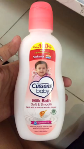 Cussons Baby Milk Bath Soft & Smooth Sabun Mandi Bayi Anak