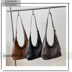 QDshop ใหม่พร้อมส่ง กระเป๋าสะพายไหล่ลำลอง สำหรับคุณผู้หญิง นิ่ม ขนาดใหญ่ จุของได้เยอะ น้ำหนักเบา สไตล์เรียบง่ายวินเทจ สีพื้นเหมาะกับทุกชุดเลย มันเริ่ดนะสาวๆ