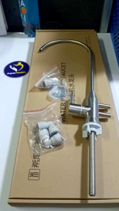 Vòi inox cổ cao dùng cho máy lọc nước ion kiềm Trim Ion Hyper Neo kèm phụ kiện