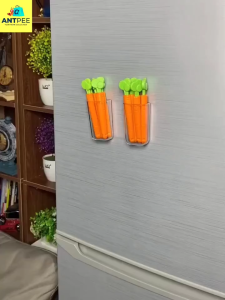 𝐀𝐍𝐓𝑃𝐸𝐸 𝐅𝐨𝐨𝐝 𝐒𝐭𝐨𝐫𝐚𝐠𝐞 𝐂𝐥𝐢𝐩𝐬 𝐇𝐨𝐥𝐝𝐞𝐫 𝐁𝐨𝐱 🐜 5pcs Carrot Fresh-Keeping Clamp Sealer Food Bag Sealing Clip 食品封口夹 萝卜密封夹 kitchen