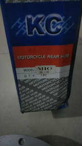 HUB REAR TROMOL BELAKANG MIO SILVER MERK KC