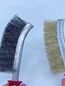 Remax Stainless Steel Wire Brush with Plastic Handle Brass Wire Brush PP Soft Brush