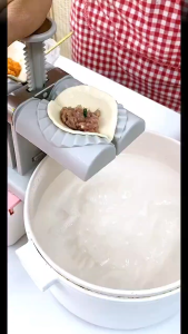 DIY เครื่อง Dumpling อัตโนมัติ Double Head กดแม่พิมพ์ Empanadas Ravioli Mold อุปกรณ์ครัว Gadget