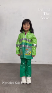JAS HUJAN ANAK 4 SAMPAI 6 TAHUN SETELAN JAKET CELANA NEW MINI KIDS ELMONDO 306