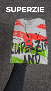 Superzie Atasan anak laki laki kaos distro Umur 4-12 Tahun Grosir Kaos Anak cowok Distro SPZ06 PUTIH Bandung Abadigrosir