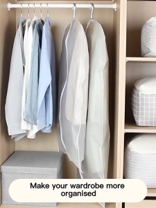 Cover Baju Resleting PEVA & Jas Anti Air Baju Gaun