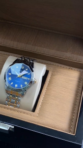 CRRJU Jam Tangan Pria Anti Air Original Keren Kalender Bercahaya Analog Tali Baja Tahan Karat 5023