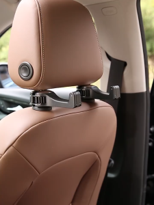 Móc treo đồ trên ô tô gài trước sau ghế kèm giá đỡ kẹp điện thoại trên xe tiện lợi thiết kế chắc chắn cao cấp Móc treo xe được cố định trước và sau ghế trang bị giá đỡ iện lợi thiết kế chắc chắn cao cấp