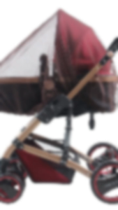 Màn Lưới Chống Muỗi Và Côn Trùng Giảm Bụi Tiện Dụng Cho Xe Đẩy Bé Yêu 105 x 111cm