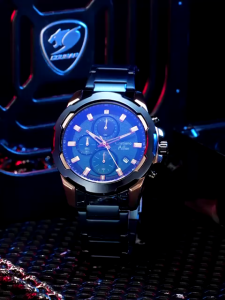Jam Tangan Pria Christiano Aillen AC 8896 Chrono Aktif Anti Air Asli 100% Original Bergaransi