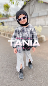Tania Blouse Anak Kotak Kotak Kemeja Flanell Anak Perempuan Baju Anak Cewek
