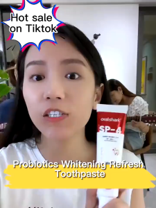Whitening toothpaste Pasta Gigi Probiotik SP-4 Gigi putih Pasta gigi whitening Pasta gigi pemutih gigi Odol pemutih gigi dan karang gigi
