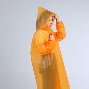 rain coat EVA เสื้อกันฝนแฟชั่น ชุดกันฝนหญิง-ชาย สไตล์เกาหลี สำหรับขี่มอเตอร์ไซค์ เสื้อกันฝนสำหรับรถ เพิ่มความหนา ใช้งานได้ระยะยาว