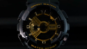 SKMEI 1834 นาฬิกาผู้ชาย GOLD SERIES casio Same Style (Pack Post) ผู้ขายเสนอ Pack Post ให้การรับประกัน 3 เดือน