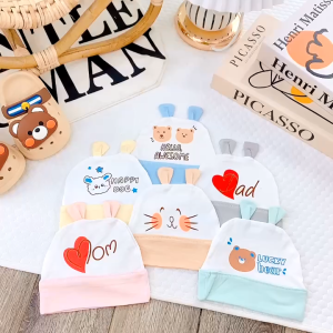 (MS234)Mũ cho bé sơ sinh chất liệu peptit tai thỏ cho bé yêu