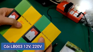 Đèn nhấp nháy - còi báo động điện - báo động LB003 100w 110dB điện 220V / 12V