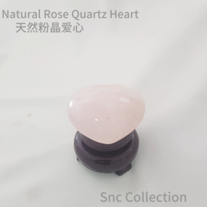 【SNC】<天然粉晶爱心摆件品> 人缘感情爱情<Natural rose quartz love ornaments> Popularity emotion and love