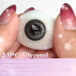 Lens Eyesme - Dollring Jamie Gray - Kính áp tròng màu xám đen tự nhiên