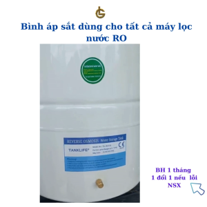 bình áp sắt bình áp máy lọc nước ro - dùng được cho tất cả các loại máy lọc nước tích áp máy lọc