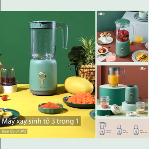 Máy xay đa năng 3 cối Bear BL-B10V2 - Điện Máy Tiện Lợi 247 - Giao hàng miễn phí