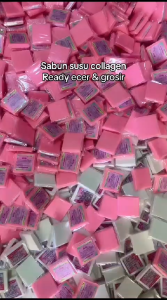 Sabun Susu Collagen Viral Putih & Pink Sabun Glowing Mencerahkan Melembapkan  Original  Bpom