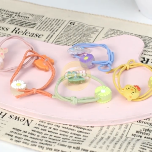 GTB IKAT RAMBUT KOREA KARAKTER GLOW IN THE DARK IMPORT / IKAT RAMBUT KARET MOTIF KOREA STYLE A074