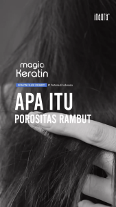INAURA Magia Keratin PAKET Kerafill Vitamin Serum Rambut 75ml & Keraclean Shampoo 200ml Rambut Rusak