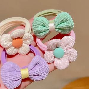 Ikat Rambut Model Pita 2 Pcs Kunciran Ribbon Korean Style Karet Anak Dewasa Perempuan Aesthetic Fashionable