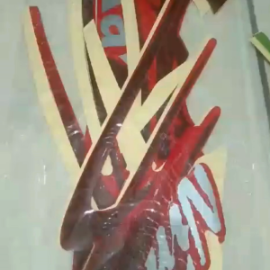 STIKER STRIPING STANDAR MOTOR KAWASAKI NINJA SS 2011 TERMURAH