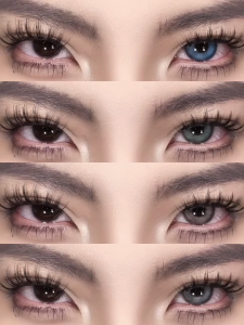 【COD】ZURICH Brown Softlens 14.5mm 1Pasang/2pcs Lensa Kontak Murah Softlens Grey lensa Kontak Warna