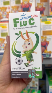 Siro Ho Cho Bé Smartbibi Flu C Giúp Giảm Đau Rát Họng Viêm Họng Do Cảm Lạnh Cảm Cúm 100ml