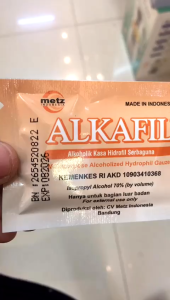 Alkafil Kasa Alkohol Hidrofil & Kasa Tali Pusar Bayi