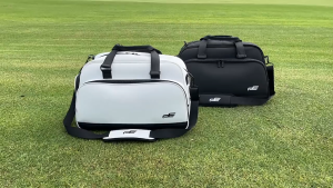Túi đựng quần áo nhỏ gọn 2 màu đen trắng có ngăn đựng giày Playeagle Japan Golf